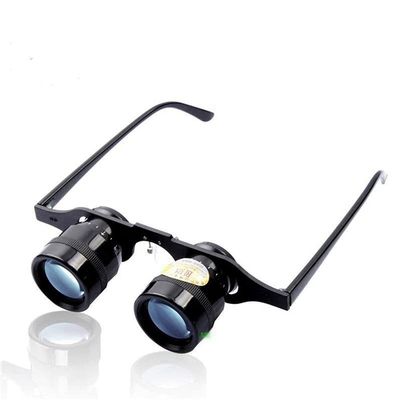 10X34 Portable Fishing Magnifier Glasses 10X Magnifying Loupe Blue Film Binoculars for Outdoor Watch Concert Sport