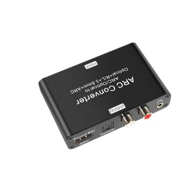 5MNG0Y8 HDMI-Compatible ARC Return Extractor ARC SPDIF Optical to Optical 3.5mm L/R Stereo Digital to Analog Audio Converter
