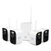 Swann MaxRanger Mini Kit 4K Wireless NVR Security System 4-Cam Kit,4K Camera Forever Charged Solar Panel,Wi-Fi Cameras Outdoor, Color Night Vision,True Detect,No Monthly Fee,Local Storage,MRMINISD4 view 1