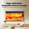 120" Matte White Motorized Projector Screen for UST Long/Standerd Throw Projector,178Viewing Angle Movie Screen with Remote Control for Home Theater Presentation Education Wall/Ceiling Mount(16:9) view 2