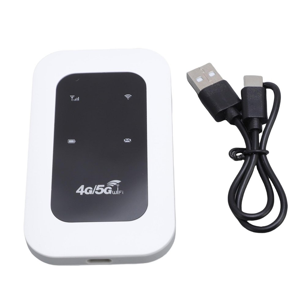 CHEOTIME Portable 4G 5G WiFi Hotspot, 300Mbps Plug and Play Mobile Hotspot Device with SIM Card Slot 10 Devices Support for Campervan Travel Motorhome