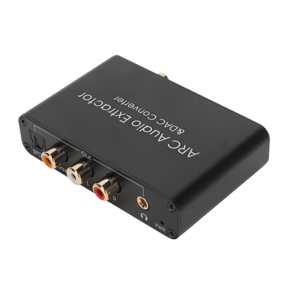 5MNG0Y8 HD Output ARC Sound Extractor Digital Analog Converter with Optical SPDIF 3.5mm Headphone Port