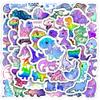 Rainbow Dinosaur Water Bottle Stickers for Kids 70 Pcs view 1
