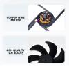 80mm USB Powered Quiet Cabinets Cooling Fan With Adjustable Thermostat Control For Cabinets Pet Kennels Router Coolers view 4
