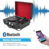 CUTPOIY Three Speeds Turntable Retro Record Player with Built-in Stereo Speakers, Supports USB, RCA Output, Headphone Jack, MP3, Mobile Phones Music Playback,Suitcase Design,Gifts for Women view 2