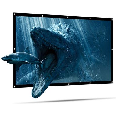 16:9 Thicken Foldable 100 inch Projector Screen Matt White Front Rear 3D Screen for Projection Screen Home Theater