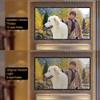 16:9 Thicken Foldable 100 inch Projector Screen Matt White Front Rear 3D Screen for Projection Screen Home Theater view 2