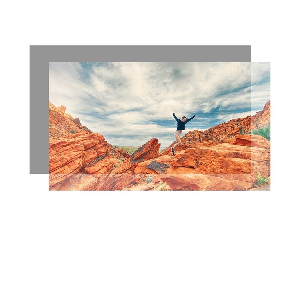 16:9 High Brightness Reflective Projector Screen 60 72 84 100 120 130 inches Fabric Cloth Screen for (Size : 130 inch)