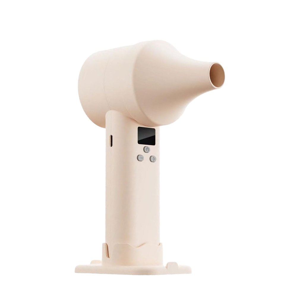 baojielai Portable Handheld Fan USB Rechargeable Small Air Blower Fan for Travel and Office with 1-100 Stepless Adjustable Speed