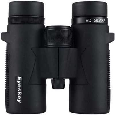 8X42ED Binoculars Roof Prism, HD FMC High Transmittance Telescope, Portable Handheld Outdoor Binoculars, Hunting Travel