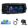 Car Radio for Dodge RAM 2002 2003 2004 2005 2006, for Jeep Wrangler 2003-2006, 1999-2004 with Wireless Carplay Android Auto FM/GPS/Bluetooth/SWC/Backup Camera view 1