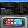 Car Radio for Dodge RAM 2002 2003 2004 2005 2006, for Jeep Wrangler 2003-2006, 1999-2004 with Wireless Carplay Android Auto FM/GPS/Bluetooth/SWC/Backup Camera view 4