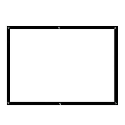 16:9 Full Projector Screen Home Cinema 60/72 / 84/100 / 120/150" Outdoor Ktv Projector Screen (Size : 120 inch)