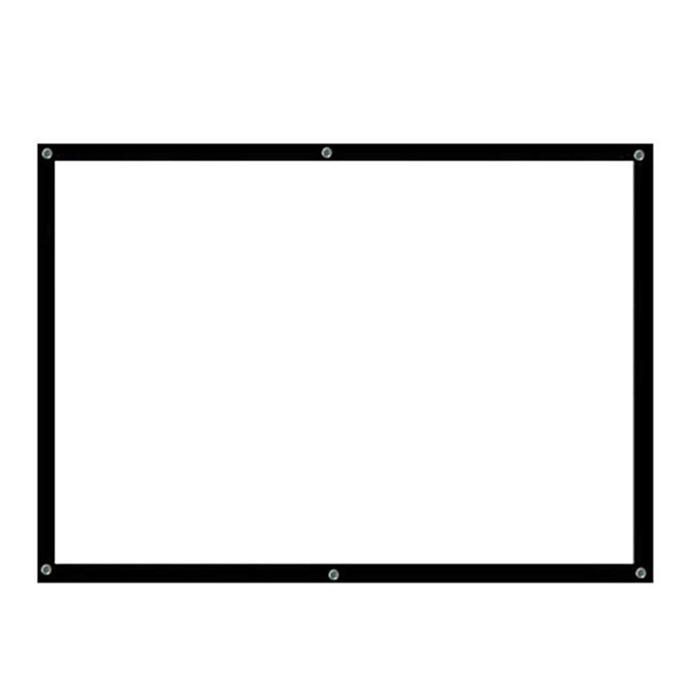16:9 Full Projector Screen Home Cinema 60/72 / 84/100 / 120/150" Outdoor Ktv Projector Screen (Size : 120 inch)