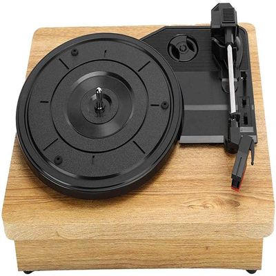 CUTPOIY Gramophone, Vinyl Record Player Turntable, RCA Audio Signal Output Support 7in 10in 12in Vinyl Records for Home Audio and Video Equipment