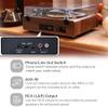 Annesburg Vinyl Record Player, Bluetooth Turntable with Built-in Speakers, High Fidelity Belt Drive 33/45 RPM, AT-3600L Magnetic Cartridge, Wood Walnut view 4
