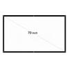 70'' Portable Projector Screen 16:9 White Dacron 70" Diagonal Projection Screen Foldable Home Theater for Wall Projection view 2