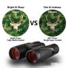 10x42 Professional HD Binoculars for AdultsWaterproof Anti-Fog BAK4 FMC Prism Suitable Bird Watching Stargazing Traveling Hiking Outdoor Sports Concert view 4