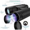 12x42 Professional HD Binoculars Adults Smartphone Adapter, BAK7 Prism FMC Lens Waterproof Bright Large View Bird Watching Stargazing Traveling Hiking Hunting view 4