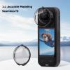 Lens Protector for Insta360 X5 Lens Guard, High-Transmittance, 9H Hardness X5 Lens Cap, Waterproof Anti-Scratch (2-Pack) (PC Material) view 2