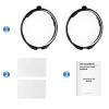 Lens Protector for Insta360 X5 Lens Guard, High-Transmittance, 9H Hardness X5 Lens Cap, Waterproof Anti-Scratch (2-Pack) (PC Material) view 4