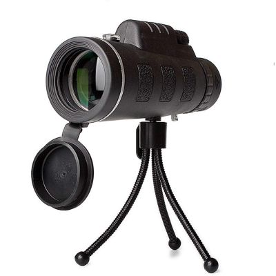 HD Binoculars 40X60 Telescope Military Binoculo High Power Telescopio for Hunting Optics Black Clear Monocular
