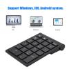 FAUOSWUK Numeric Keypad, 22 Key Number Keypad for Laptop BT22 Portable Number Pad for Laptop and Desktops Number Pad Keyboard view 4