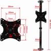 19-40 inch LCD TV partition Wall Bracket, 360 Degree Rotating Bracket, partition Rotating Hanger, TV Wall Rotating Base, Height Adjustable TV Mount TV Stand view 2