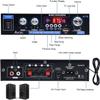 Daakro AK35 Home Audio Amplifier Receiver, 200W Home Dual Channel Bluetooth 5.0 Sound Speaker AMP, Home Amplifiers FM Radio/USB/SD/Card w/Remote Control Home Theater Audio Stereo System Components view 3