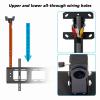 AdjustableCeilingTVMountBracket,TVMount,tvWallMount,DoubleBarAdjustableTilt,Suitablefor55,86InchLargeLEDScreens,800x400mm view 4
