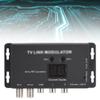 TYUHDUYUR UHF TV Modulator AV to RF Converter IR Extender with 21 Channel Display PAL/NTSC Optional Plastic Black (Color : D) (D) view 2
