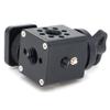 360 Rotating Pan Tilt Bracket with Locating Pins, Camera 3/8" Screws Fixed 1/4" Monitor Bracket, Adjustable Back and Forth for Tripod Mount Ball Head DSLR Camera Arca Swiss Compatible (Black) view 4