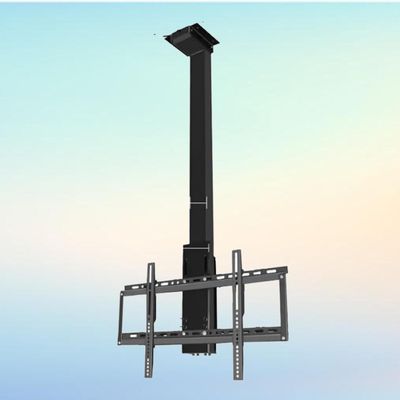 Adjustable Ceiling TV Mount Bracket, Motorized Ceiling TV Mount, with Remote Control Motorized TV Mount, 360 Manual Rotation TV Lift, Fits 32-75 Inch Motorized TV Stand