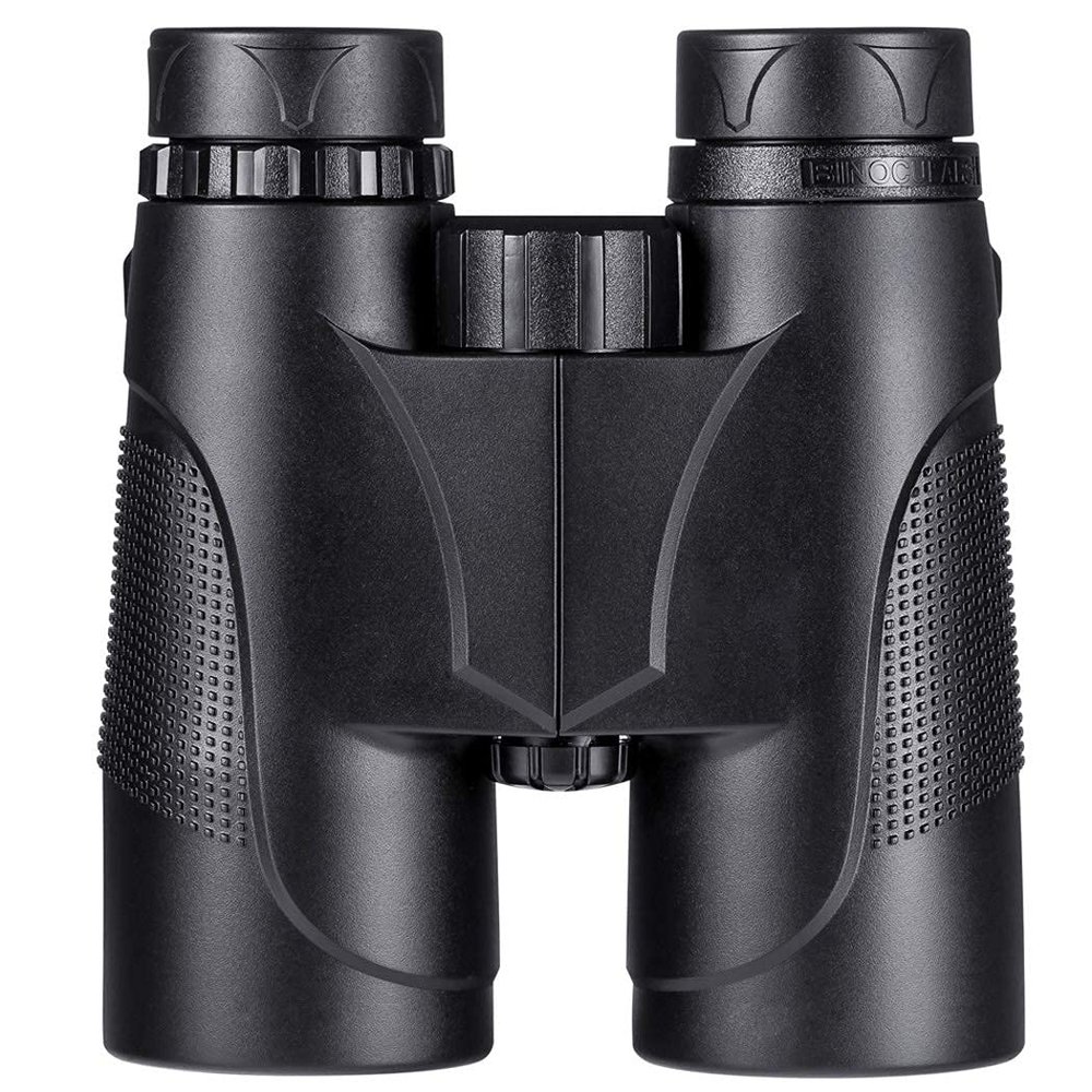 10X42 Roof Prism Binoculars for Adults, HD Professional Telescope Bird Watching Travel Stargazing Hunting Concerts Sports-BAK4 FMC Lens-with Carrying Bag Monocular