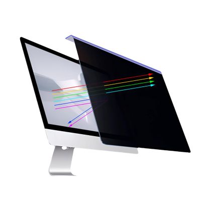 AIZYR Computer Privacy Screen Protector Hanging Privacy Screen Filter, Anti Blue Light Screen Filter Removable Anti Scratch Anti Spy Shield,14.6inch 320 * 205mm