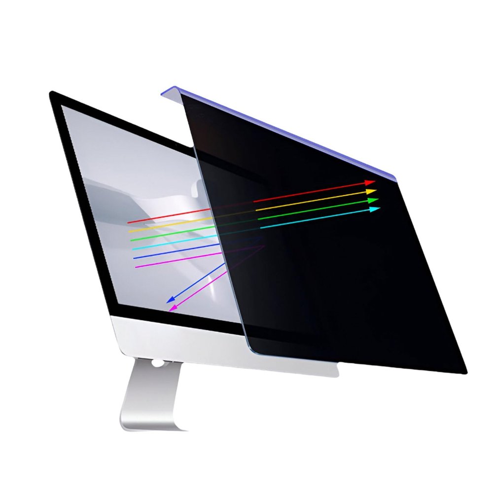 AIZYR Computer Privacy Screen Protector Hanging Privacy Screen Filter, Anti Blue Light Screen Filter Removable Anti Scratch Anti Spy Shield,14.6inch 320 * 205mm