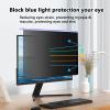 AIZYR Computer Privacy Screen Protector Hanging Privacy Screen Filter, Anti Blue Light Screen Filter Removable Anti Scratch Anti Spy Shield,14.6inch 320 * 205mm view 3