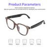 Tulbeys Smart Glasses for Women Men, Bluetooth Glasses with Photochromic Lenses Touch Control Voice Assistant for Clear Audio, Remote Photo, Brown Frame and Black Legs, Perfect for Indoor Outdoor view 3