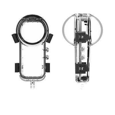 NovelGoal 50M Underwater Camera Dive Case with 1/4 Handle Screw & Camera Mount Adapter, X5 Diving Protective Housing Shell Waterproof Case (Invisible Diving Shell)