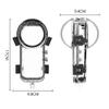 NovelGoal 50M Underwater Camera Dive Case with 1/4 Handle Screw & Camera Mount Adapter, X5 Diving Protective Housing Shell Waterproof Case (Invisible Diving Shell) view 2