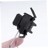 Fast Helmet Rail Adapter for Headset Mount, Black Plastic Metal Bracket view 2