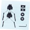Fast Helmet Rail Adapter for Headset Mount, Black Plastic Metal Bracket view 4