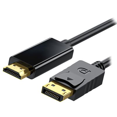 4K 60Hz DisplayPort to Cable, Clear Picture Quality, Strong and Flexible 1.5m Cable with Gold Plated Interface, Aluminum Foil Layer, Ideal for Home Entertainment