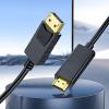 4K 60Hz DisplayPort to Cable, Clear Picture Quality, Strong and Flexible 1.5m Cable with Gold Plated Interface, Aluminum Foil Layer, Ideal for Home Entertainment view 2