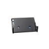 Black Front & Back Shell + Base + Screws for Raspberry Pi 2 B 7 inch LCD Screen view 1