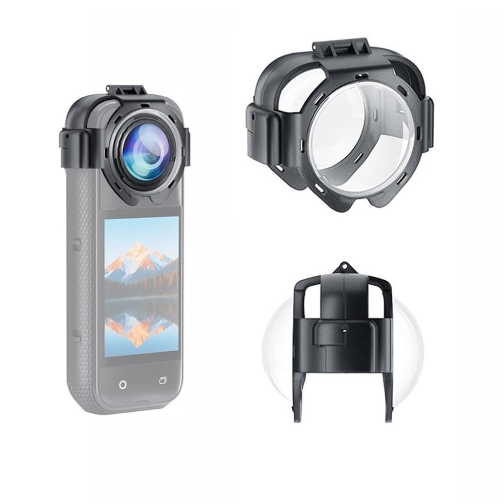 SZZCNOX Premium Lens Guards for Insta360 X5 Camera Accessories, Scratch-Resistant Protective Lens Cover, High Transparency and 10H Hardness Optical Tempered Glass Lens Protector for Insta360 X5
