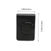 Angoily PU Leather Camera Shoulder Bag for Mini Liplay Strap Solid Color Design Durable and Protective Camera Handbag for Easy Access Camera Accessories Compatible view 2