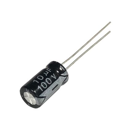 100V10UF 6x11mm Aluminum Electrolytic Capacitors 100v 10uf 10uf100v 22uf 33uf 47uf(100v47 10x17 20pcs)