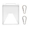 Silicone Box for Mini Antenna, Shockproof Protective Box Portable Storage Carrying Box with Comfortable Grip for Camping, Hiking, Road Travel (White) view 1