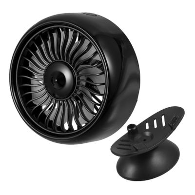 ABOOFAN Portable Car Fan USB Charging Vehicle Cooling Fan for Dashboard Air Vent Lightweight Easy to Install Strong Wind for Cars Trucks Offices Versatile Use